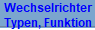 Wechselrichter
Typen, Funktion
