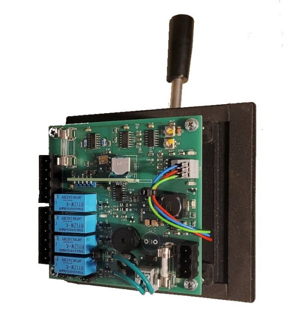 EHS-U-1M mit Standardfahrhebel, Seitenansicht 